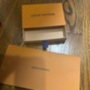 Louis Vuitton box and paperwork